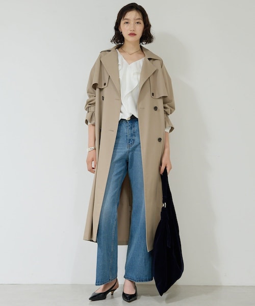 スエードコート　ガリャルダガランテ GALLARDAGALANTE（ガリャルダガランテ）の「シャンブレートレンチ