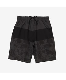 Reebok（リーボック）の「Reebok Swimwear パネルプリントサーフトランクス【返品不可商品】 （ブラック）（アンダーウェア・メンズ）」