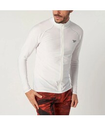 Reebok（リーボック）の「Reebok Swimwear長袖プルラッシュガード （ホワイト）（アンダーウェア・メンズ）」