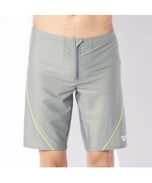 Reebok（リーボック）の「Reebok Swimwear フロントジップルーズスパッツ【返品不可商品】 （グレー）（アンダーウェア・メンズ）」