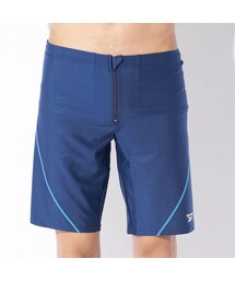 Reebok（リーボック）の「Reebok Swimwear フロントジップルーズスパッツ【返品不可商品】 （ネイビー）（アンダーウェア・メンズ）」