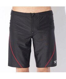 Reebok（リーボック）の「Reebok Swimwear フロントジップルーズスパッツ【返品不可商品】 （ブラック）（アンダーウェア・メンズ）」