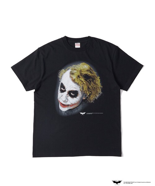 WHO'S WHO gallery（フーズフーギャラリー）の「【VIDEOSHOP】The Dark Knight  ジョーカー TEE（Tシャツ/カットソー・レディース・ブラック/ブラックその他1・L/M）」の2枚目の写真