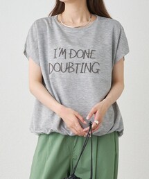 PUAL CE CIN（ピュアルセシン）の「モール刺繍Tシャツ（Tシャツ/カットソー）」