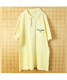 FRENCH LACOSTE（フレンチラコステ）の「70s 80s フランス製 フレンチラコステ Lacoste 半袖 1ポケット ポロシャツ イエロー メンズML相当 ワンポイント ヨーロッパ古着（ポロシャツ）」