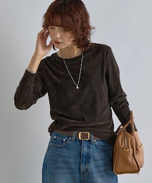 RIVE DROITE | 予約【シーズンムード高まる】フロッキーチュールロンTee/8月下旬お届け予定(Tシャツ/カットソー)