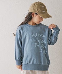 CIAOPANIC TYPY | 【KIDS】【男女兼用】ポイントロゴ刺繍オーバースウェット(Tシャツ/カットソー)