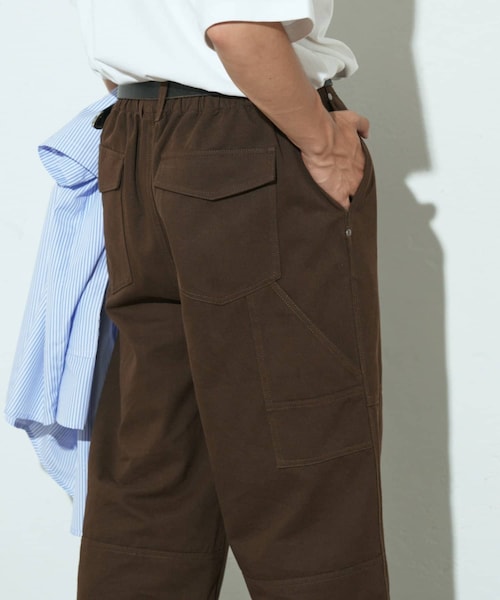 CIAOPANIC TYPY（チャオパニックティピー）の「【MENS】ダブルニーワークペインターパンツ（パンツ・メンズ・チャコールグレー/ブラック/ブラウン・L/M）」の3枚目の写真