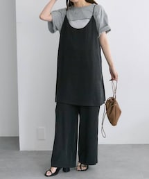 PUAL CE CIN | ≪着回し力◎/セットアイテム≫ソフトツイルキャミチュニック+パンツセット(パンツ)