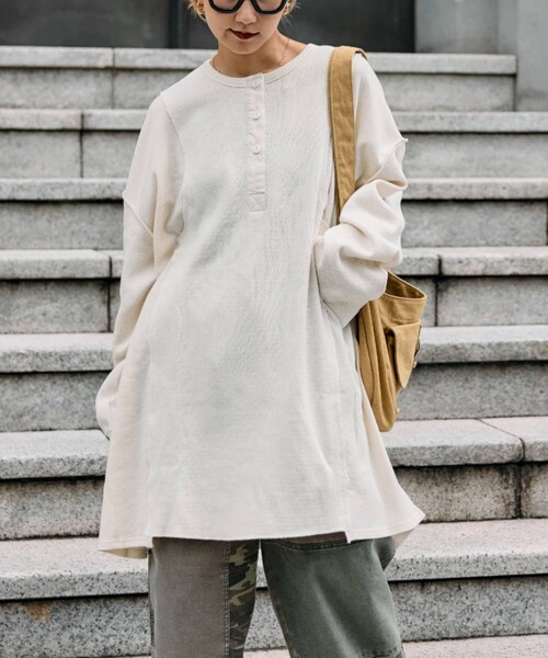 etsintaリメイクワッフルヘンリーBIGTEE