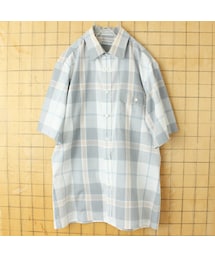 60s~70s EURO permaflott 総柄 オープンカラー シャツ 60s 70s EURO permaflott 総柄 オープンカラー シャツ メンズML