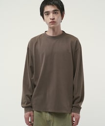 Lui's（ルイス）の「ピグメントポンチカットソー（ロンT）（Tシャツ/カットソー）」