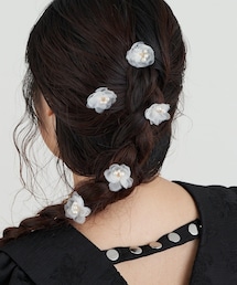 CIAOPANIC（チャオパニック）の「【Lumé/ルメ】フラワーコサージュセット（その他ヘアアクセサリー）」