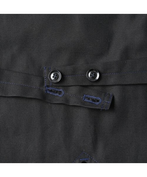 45R（フォーティファイブアール）の「ウールコットンベネシャンの908みゆきベスト（ジャケット/アウター・レディース・74-ネイビー・02-S/04-L）」の16枚目の写真