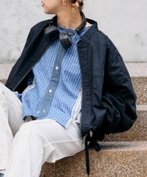 チャオパニックティピー　エシンタ　リメイクドロストシャツブルゾン CIAOPANIC TYPY（チャオパニックティピー）の「【etsinta／エシンタ