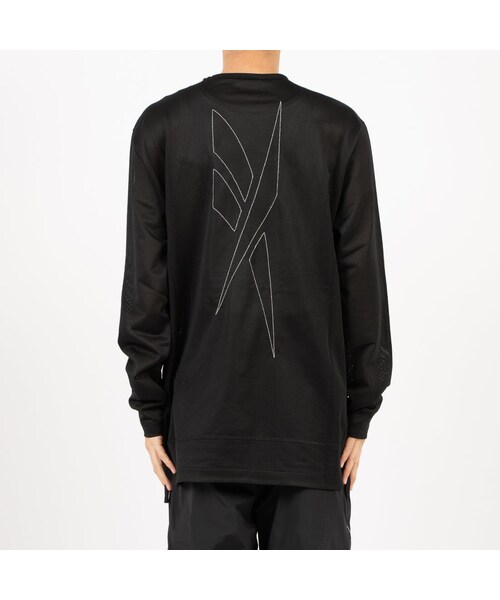 Reebok（リーボック）の「KANGHYUK ロゴ ロングスリーブTシャツ / STITCHED LOGO LS TEE （ダークグレー）（その他・ダークグレー）」の5枚目の写真