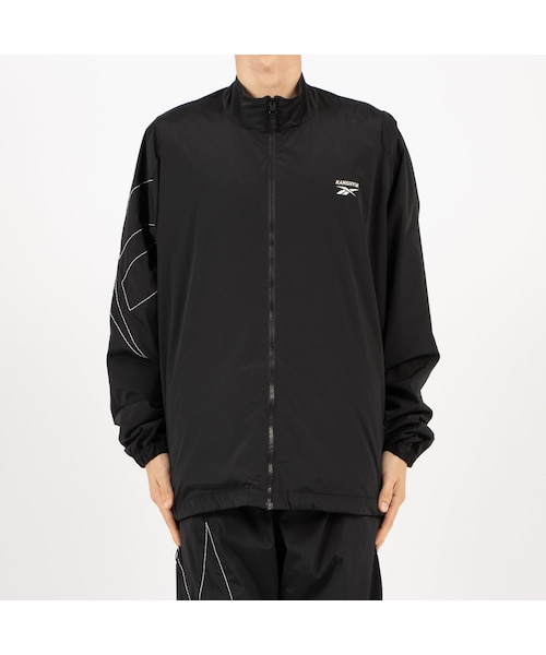 Reebok（リーボック）の「KANGHYUK ロゴ トラックジャケット / STITCHED LOGO TRACK JACKET （ダークグレー）（その他・ダークグレー）」の4枚目の写真