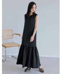 Re:EDIT（リエディ）の「ギャザー切り替えノースリーブワンピース - ワンピース通販 | 人気レディースファッション - Re:EDIT（リエディ）（ワンピース/ドレス）」