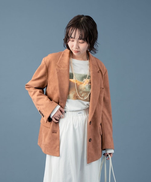 フェイクスウェードジャケット