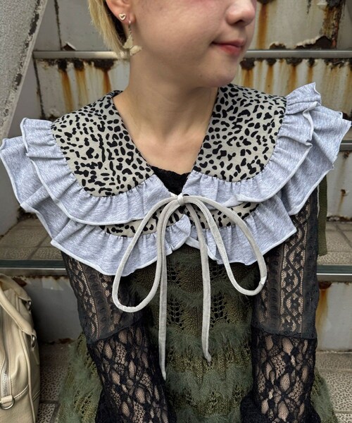 CIAOPANIC（チャオパニック）の「レオパードフリルつけ襟（）」 - WEAR