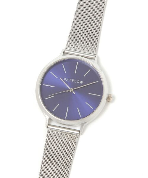 BAYFLOW（ベイフロー）の「ラウンドメッシュウォッチ（その他・レディース・ホワイト10/ブラック19/ブルー80・F）」の6枚目の写真