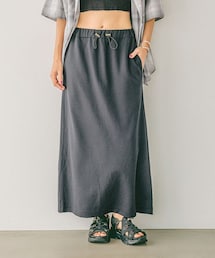 BAYFLOW（ベイフロー）の「[脚のラインを拾わない♪接触冷感]クールタッチダンボールスカート（スカート）」