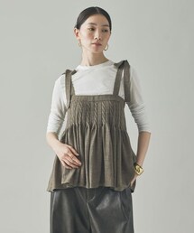 Curensology（カレンソロジー）の「ウールリネンキャミニット（トップス）」