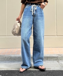 CIAOPANIC TYPY | 【HENRY】vintagedenim/ウエスト紐ベルト付きワイドデニム(デニムパンツ)