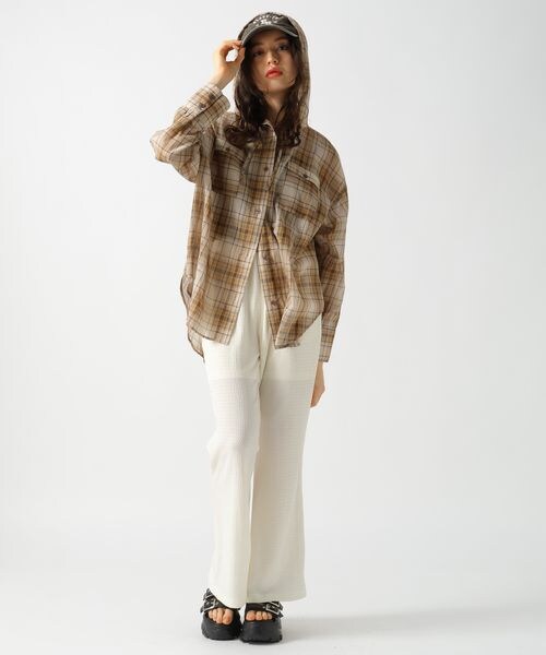FOREVER 21（フォーエバー トゥエンティーワン）の「カラーイージーパンツ（フォーマルスーツ/小物・ナチュラル08/ブラック09/ブラウン55/イエロー60・S/M）」の14枚目の写真