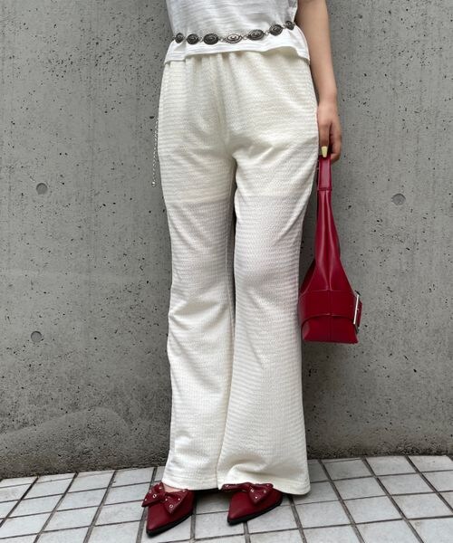 FOREVER 21（フォーエバー トゥエンティーワン）の「カラーイージーパンツ（フォーマルスーツ/小物・ナチュラル08/ブラック09/ブラウン55/イエロー60・S/M）」の11枚目の写真