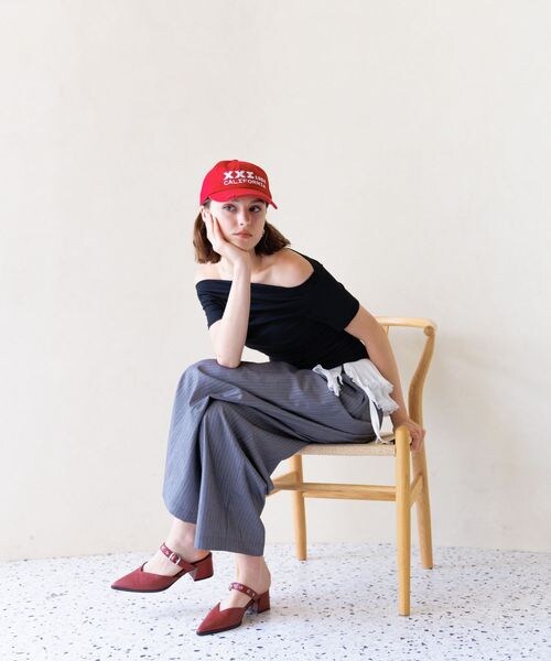 FOREVER 21(フォーエバー トゥエンティーワン)の「ストライプスラックス(フォーマルスーツ/小物・グレー10/ネイビー88・S/M)」の5枚目の写真