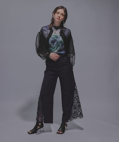 HARE（ハレ）の「サイドレースキリカエワイドパンツ（）」 - WEAR