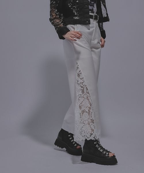 HARE（ハレ）の「サイドレースキリカエワイドパンツ（）」 - WEAR