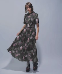 HARE ジャケット トップス チャイナ ワンピース HARE（ハレ）の「ジャガードチャイナワンピース(HARE