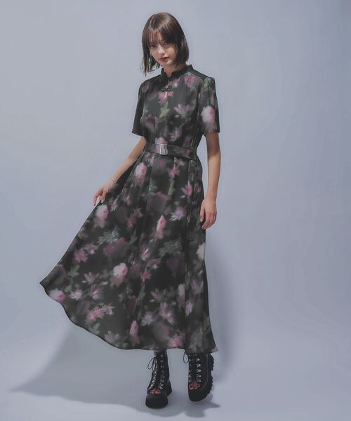 HARE（ハレ）の「Blurryフラワーガラチャイナワンピース（）」 - WEAR