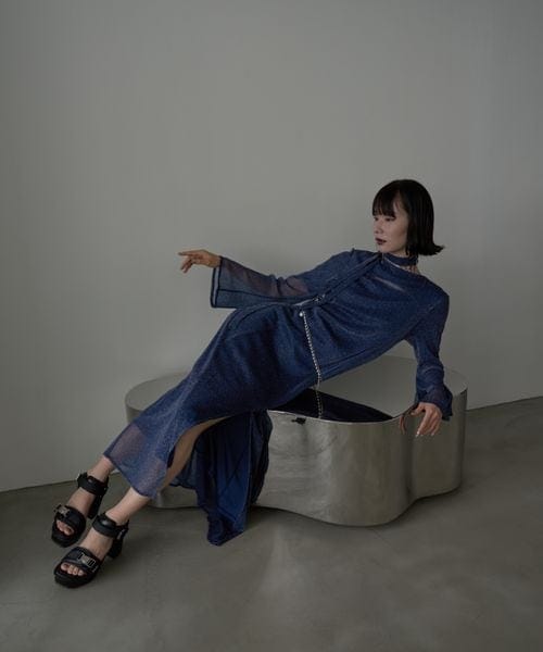 HARE（ハレ）の「カットアウトラメシアーワンピース（）」 - WEAR