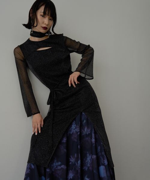 HARE（ハレ）の「カットアウトラメシアーワンピース（）」 - WEAR