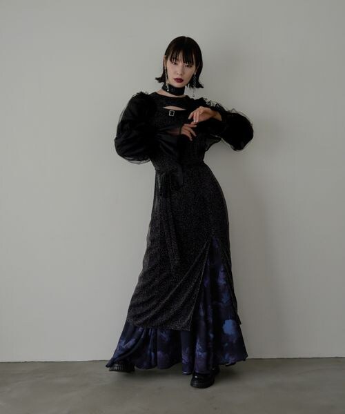 HARE（ハレ）の「カットアウトラメシアーワンピース（）」 - WEAR