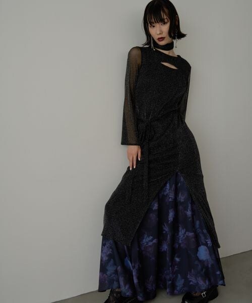 HARE（ハレ）の「カットアウトラメシアーワンピース（）」 - WEAR