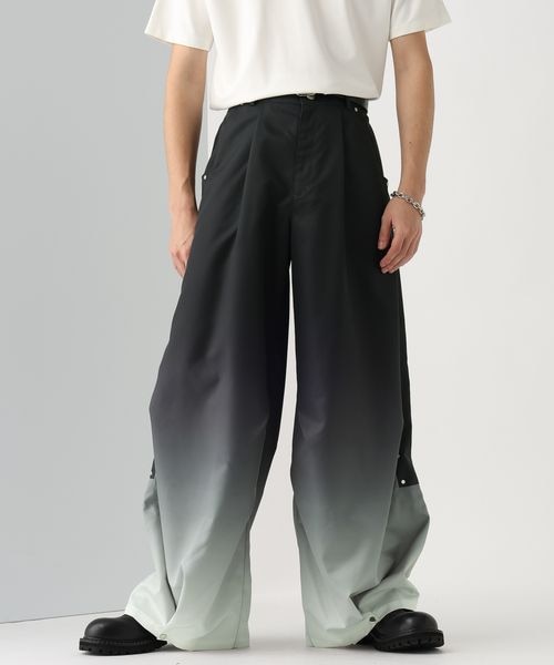 グラデワイドレッグパンツ