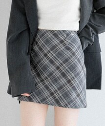 Heather（ヘザー）の「アソートチェックタイトミニスカート（スカート）」