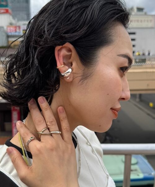 JEANASIS（ジーナシス）の「Round Ear Cuff（その他・レディース・シルバー(12)/ゴールド(52)・FREE）」の3枚目の写真