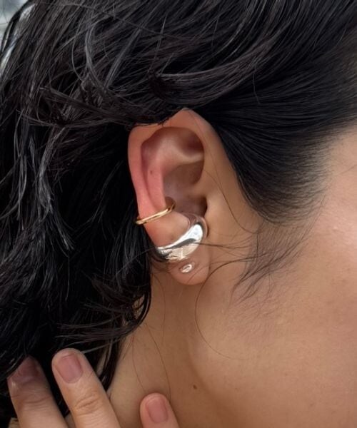 JEANASIS（ジーナシス）の「Round Ear Cuff（その他・レディース・シルバー(12)/ゴールド(52)・FREE）」の4枚目の写真