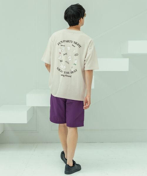 LAKOLE（ラコレ）の「オバケアソートT（トップス・メンズ・ホワイト(10)/ライトグレー(12)/ネイビー(88)・M/L/XL）」の4枚目の写真