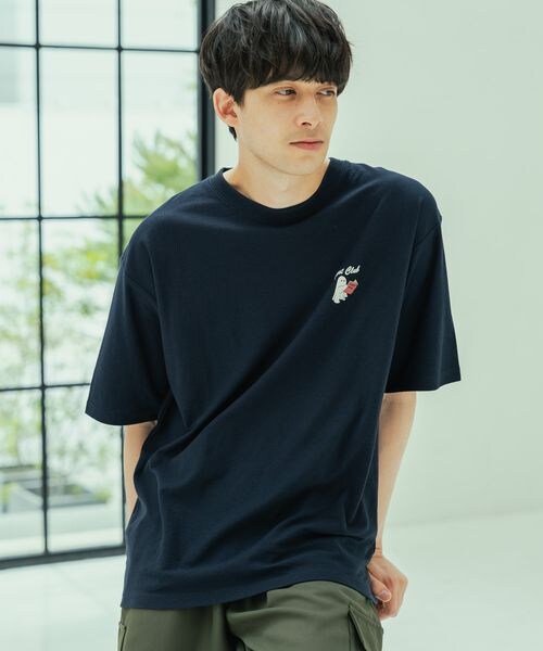 LAKOLE（ラコレ）の「オバケアソートT（トップス・メンズ・ホワイト(10)/ライトグレー(12)/ネイビー(88)・M/L/XL）」の16枚目の写真