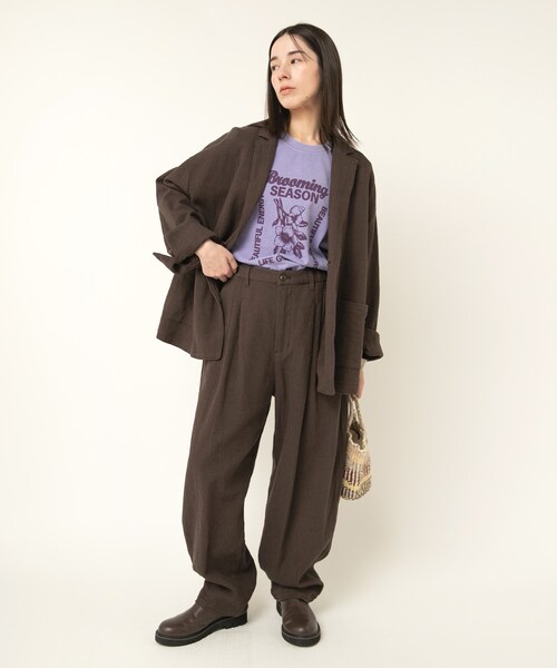 PRE ORDERポイント10倍【9月下旬納期】J2151 プリペラルーズテーラードジャケット