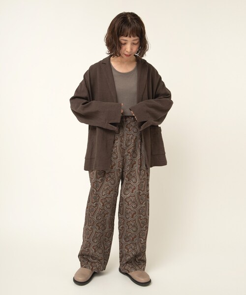 PRE ORDERポイント10倍【9月下旬納期】J2151 プリペラルーズテーラードジャケット