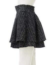 INGNI（イング）の「【新作早割】【WEB限定】ツイードタックミニフレアスカート（スカート・レディース）」