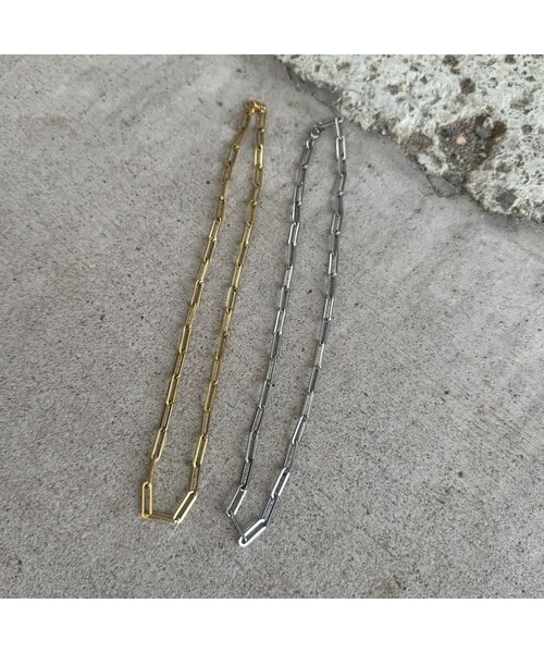 copine(コピン)の「レオンチェーンネックレス(2color)(ネックレス・レディース・シルバー/ゴールド・ワンサイズ)」の2枚目の写真