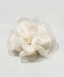 3coins | フリルチェックシュシュ(シュシュ)